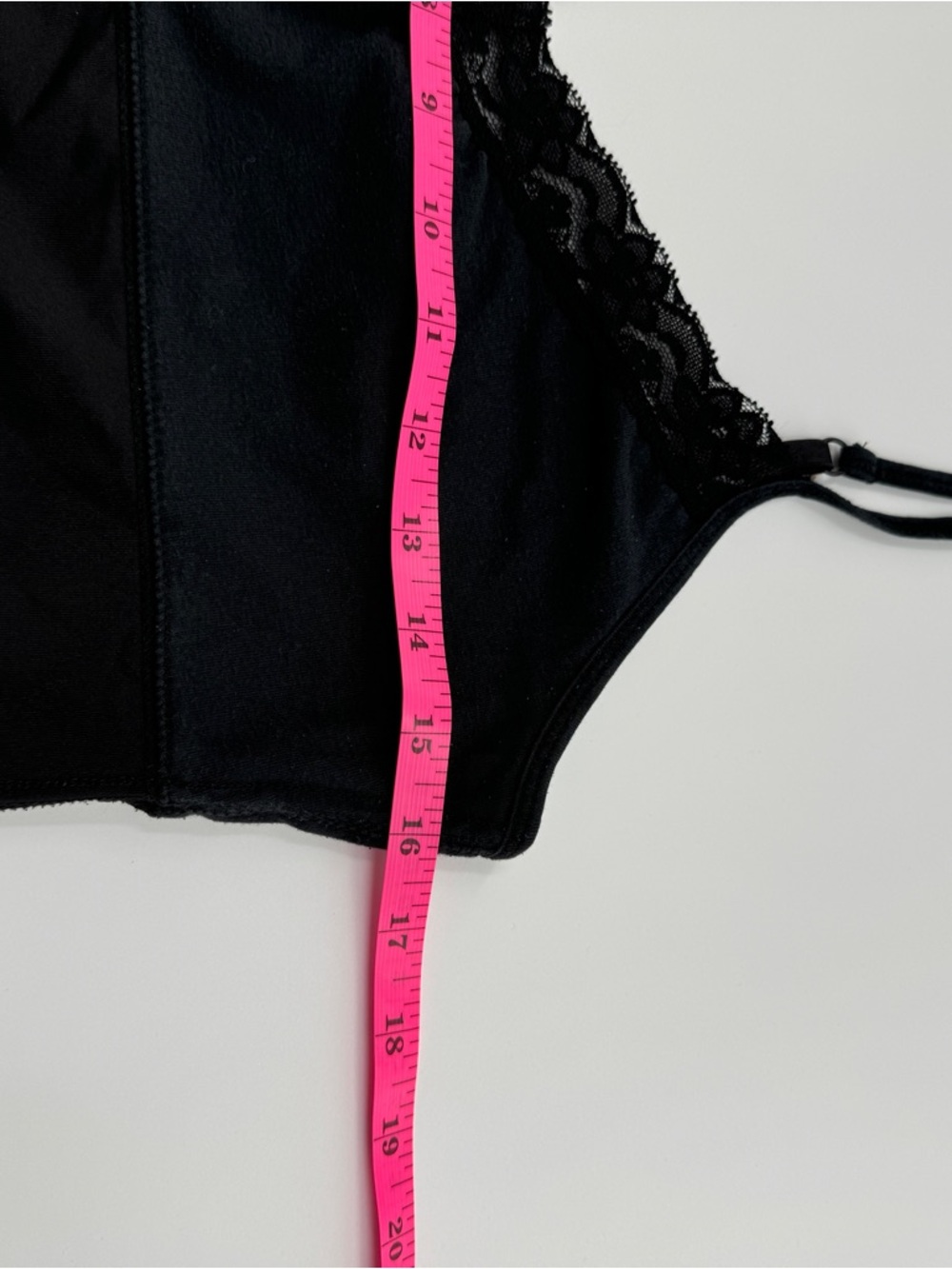 Two Tone Black Tank Camisole – Y2K Layering Staple - Picture 8 of 8